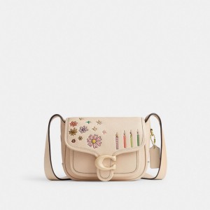 Coach X Observed By Us Tabby Messenger 19 Women Crossbody Bag White / Multicolor | AUPJM818